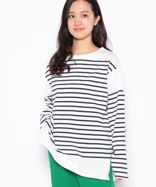 セール イング Ingni パネルボーダーtシャツ Magaseek