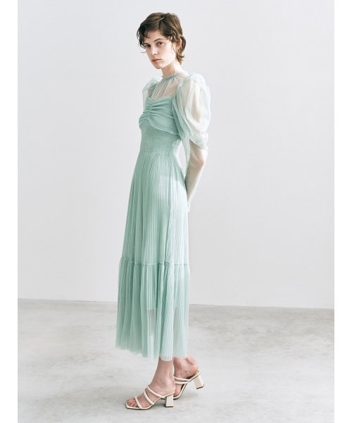 Sustainableプリーツチュールワンピース スナイデル Snidel Magaseek