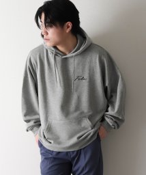 ZIP FIVE/ワンポイント刺繍ユニセックスビッグシルエットパーカー/504507455