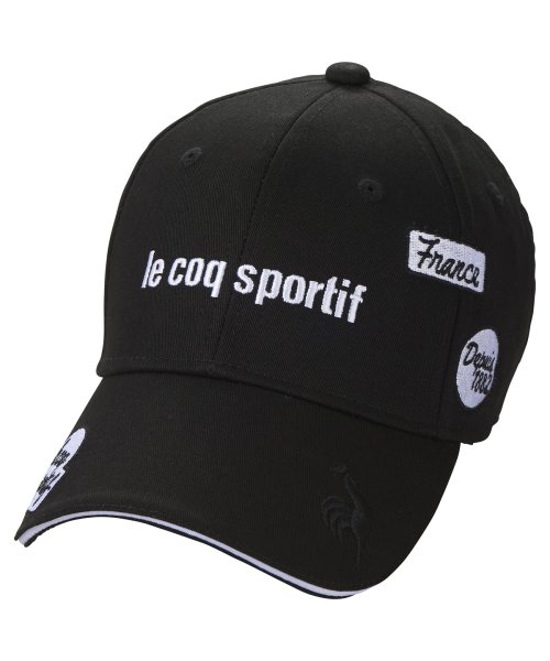 le coq sportif GOLF (ルコックスポルティフ（ゴルフ）)/定番キャップ(UVケア(UPF50))/ブラック