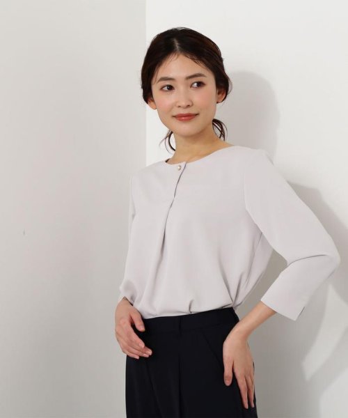 洗える パールポイントブラウス ナチュラルビューティーベーシック Natural Beauty Basic Magaseek