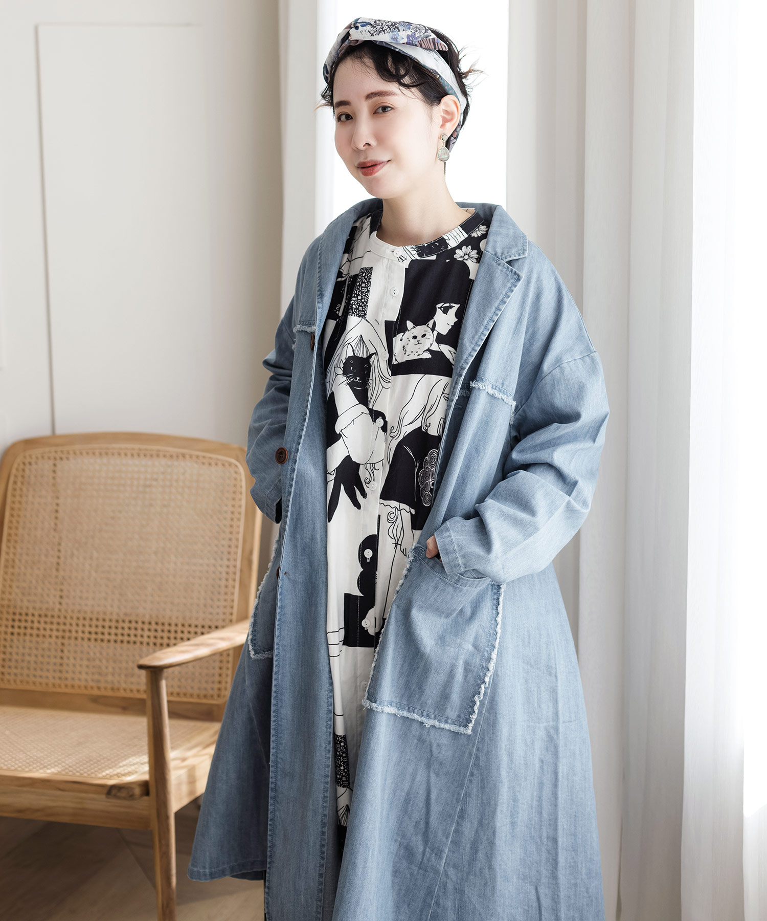 ２セット以上購入で、おまけ１本 スカラー コート - 通販