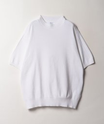 HOUSE OF LOTUS(ハウス オブ ロータス)/【gicipi/ジチピ】鹿の子編みモックネックTシャツ/ホワイト