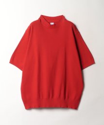 HOUSE OF LOTUS(ハウス オブ ロータス)/【gicipi/ジチピ】鹿の子編みモックネックTシャツ/レッド