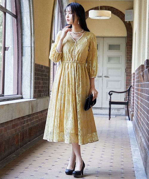 結婚式 ワンピース パーティードレス 刺繍 レース ロング 総レース ロング丈 ミモレ丈 袖あり オケージョン 1 5次会 春 夏 秋 冬 パーティドレス 二 ニアナ Niana Magaseek 結婚式 ワンピース パーティードレス 刺繍 レース ロング 総レース ロング丈 ミモレ丈 袖あり オケージョン 1 5次会 春 夏 秋 冬 パーティドレス 二 ニアナ Niana Magaseek