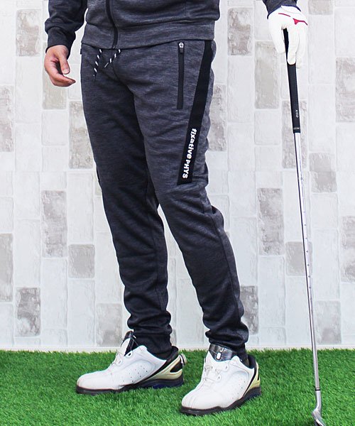 ゴルフパンツ ジョガーパンツ メンズ ストレッチ ゴルフウェア ジャージ サイドライン スポーツウェア スウェットパンツ イージーパンツ トップイズム Topism Magaseek