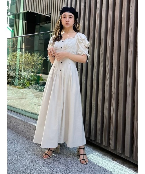 スリーブデザインスクエアネックワンピース レディースファッション 阪急百貨店公式通販 Hankyu Fashion