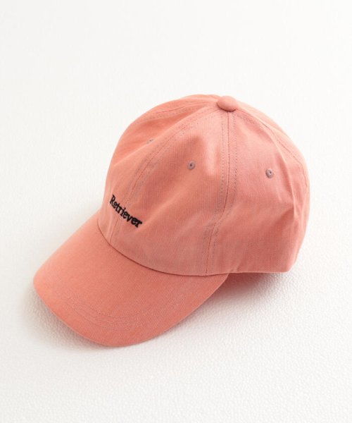 GLOSTER(GLOSTER)/【GLOSTER/グロスター】WASHED ENBROIDERY CAP/ピンク