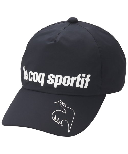 le coq sportif GOLF (ルコックスポルティフ（ゴルフ）)/レインキャップ(耐水性20/000mm/透湿性(B－1法)30/000g/平方メートル(24hrs))/ブラック