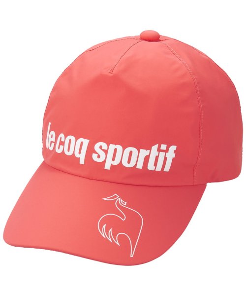 le coq sportif GOLF (ルコックスポルティフ（ゴルフ）)/レインキャップ(耐水性20/000mm/透湿性(B－1法)30/000g/平方メートル(24hrs))/ピンク