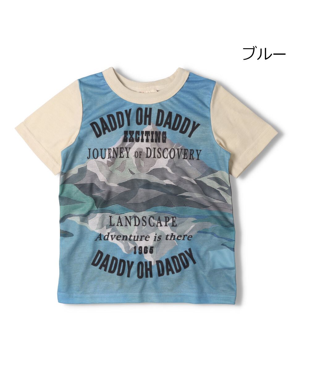 【子供服】 Daddy Oh Daddy (ダディオダディ) ロゴプリント半袖Ｔシャツ 80cm～150cm V16822