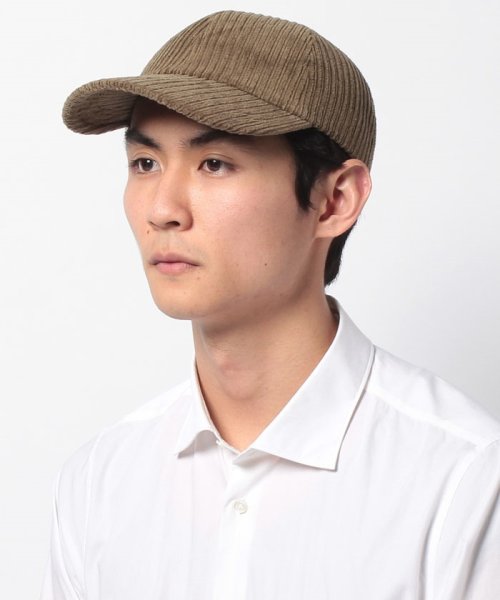 BEAMS HEART(ビームスハート)/RU.CORD LOW CAP/BROWN