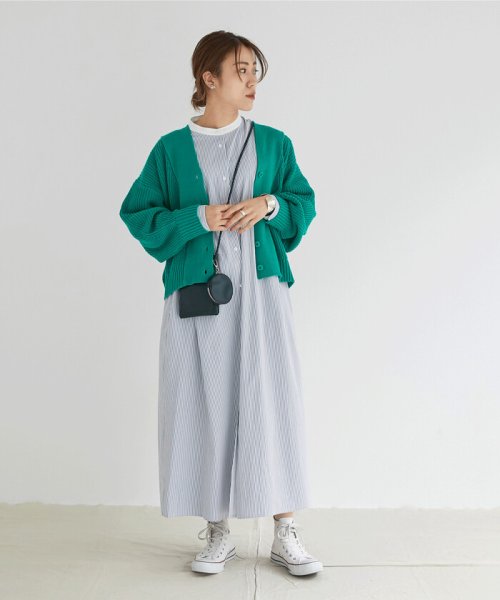 セール ストライプシャツワンピース ドゥ アルシーヴ Doux Archives Magaseek