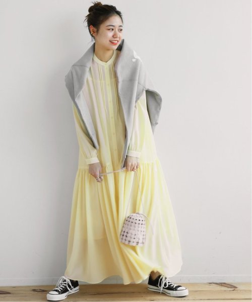 追加 サイドギャザーシフォンロングワンピース ジャーナルスタンダード レリューム Journal Standard Relume Magaseek