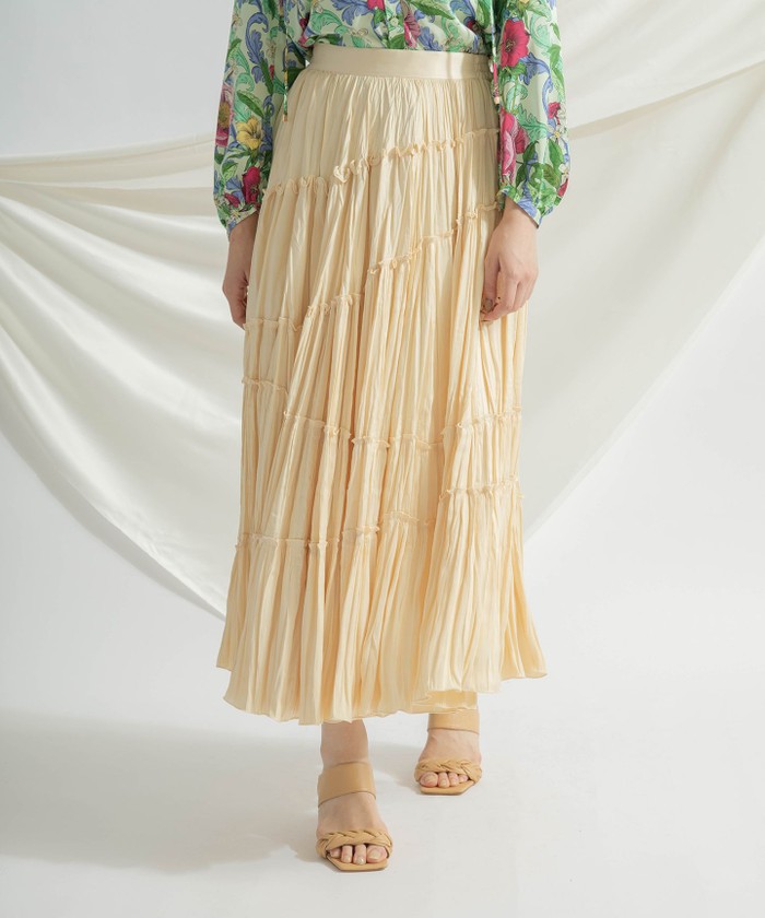 イエロー系｜プリーツスカート｜GRACE CONTINENTAL(グレース