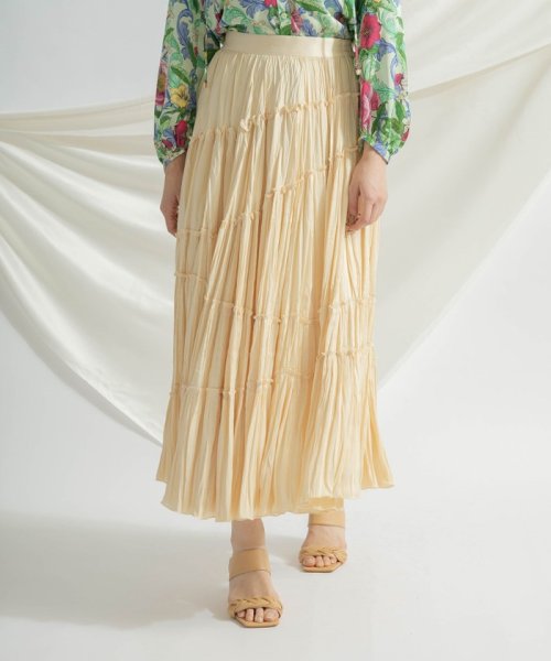 セール】ティアードプリーツスカート(504499732) | グレース  