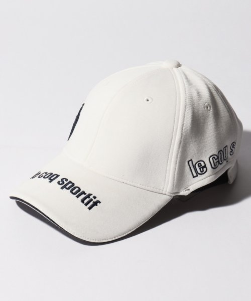 le coq sportif GOLF (ルコックスポルティフ（ゴルフ）)/ゴルファーズキャップ(マシンウォッシャブル)/ホワイト