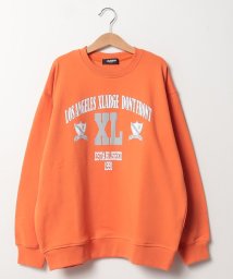 XLARGE KIDS(エクストララージ　キッズ)/カレッジロゴトレーナー/オレンジ