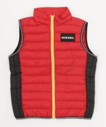 DIESEL(DIESEL)/DIESEL(ディーゼル)Kids & Junior パディングベストジャケット 中綿ベスト/レッド