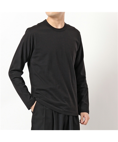 【COMME des GARCONS(コムデギャルソン)】長袖Tシャツ メンズ FH T012 W21 クルーネック カットソー ロンT ちびロゴT  コットン