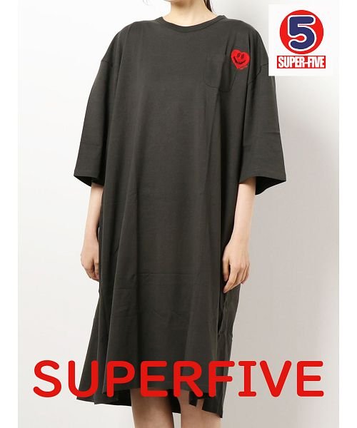 コットン100 7分袖ワンピース ヘッドロック Head Rock Magaseek コットン100 7分袖ワンピース ヘッドロック Head Rock Magaseek