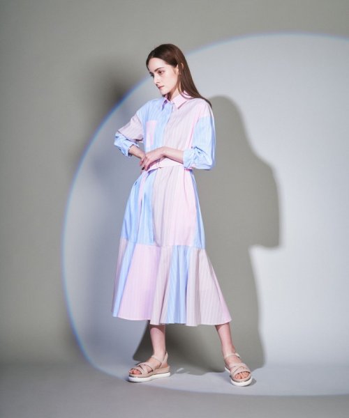 パッチワークシャツワンピース グレースコンチネンタル Grace Continental Magaseek