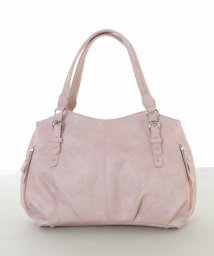 MK MICHEL KLEIN BAG(エムケーミッシェルクランバッグ)/【2WAY】フェイクレザートートバッグ/ピンク