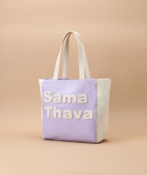 Samantha Thavasa(サマンサタバサ)/サマンサタバサパッチワークバイカラートート/ラベンダー