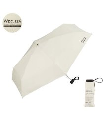Wpc．(Wpc．)/Wpc. 傘 折りたたみ ダブリュピーシー Wpc. IZA Type:Compact 日傘 晴雨兼用 遮光 UVカット カサ かさ ZA003/オフホワイト