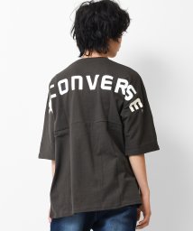 RAT EFFECT/CONVERSE別注ドルマンスリーブ五分袖バックロゴTシャツ/504514370