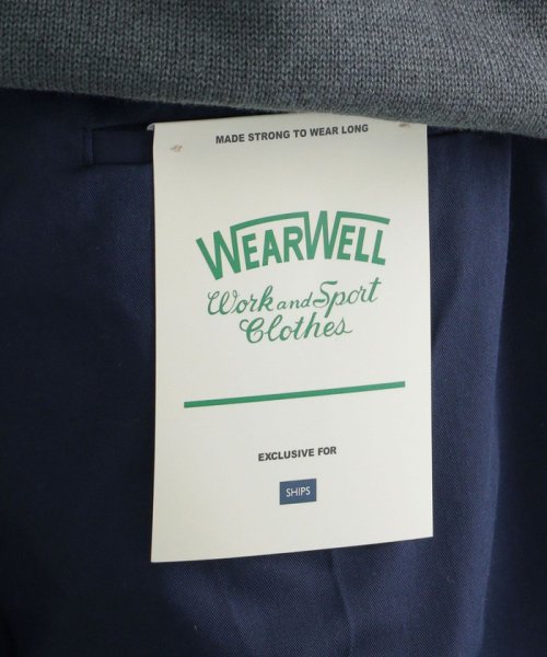 SHIPS MEN(シップス　メン)/【WEB限定/SHIPS別注】WEARWELL: テーパード カラー チノパンツ/ネイビー