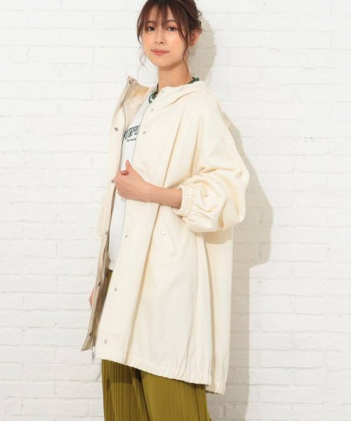 シューラルー キューティーブロンド Shoo La Rue Cutie Blonde S L コットンカラーフードコート Magaseek