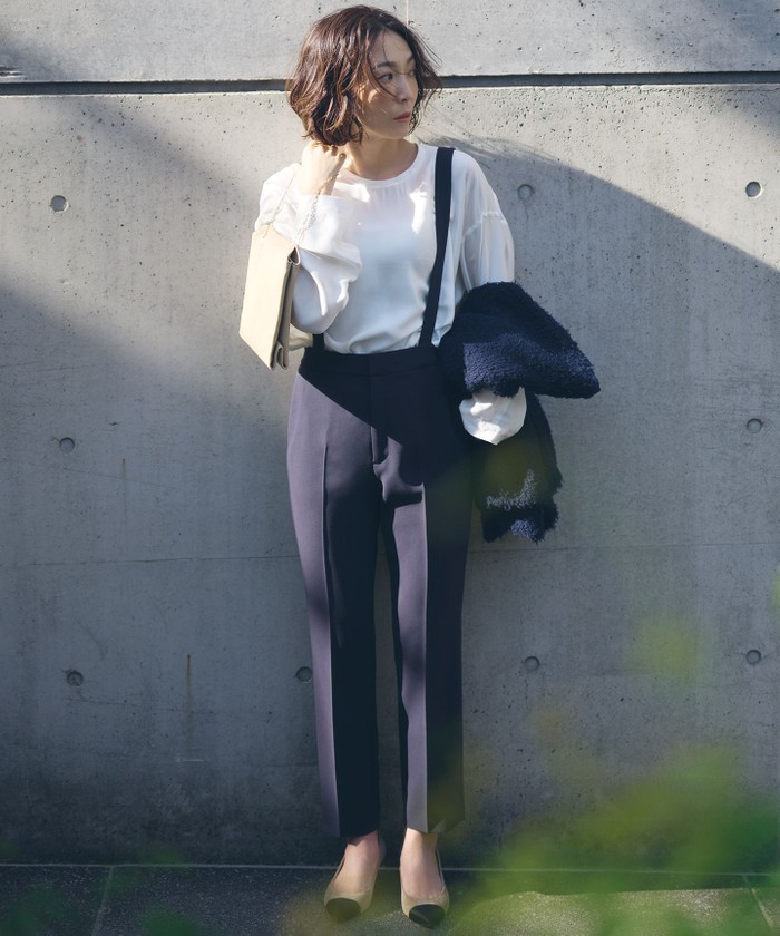 セール】【高橋志津奈さんコラボ】トリアセダブルクロス サスペンダー