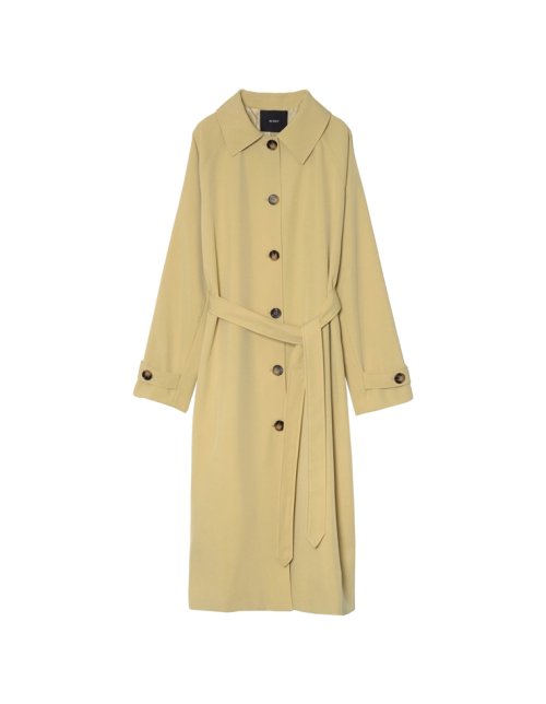 低身長サイズ有 配色ステンカラートレンチコート リエディ Re Edit Magaseek