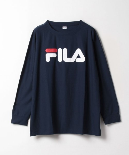 FILA(フィラ)/【フィラ】ビヨンド天竺　半袖Tシャツ/ネイビー