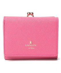 LANVIN en Bleu(BAG)(ランバンオンブルー（バッグ）)/リュクサンブール 口金二つ折り財布/ベリーピンク