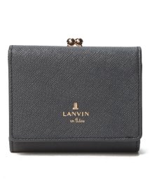 LANVIN en Bleu(BAG)(ランバンオンブルー（バッグ）)/リュクサンブール 口金二つ折り財布/ダークネイビー