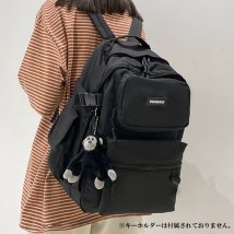 miniministore(ミニミニストア)/リュックサック 内ポケット付き 大容量/ブラック