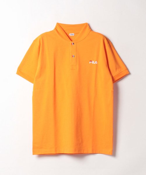 fila(men)(フィラ（メンズ）)/【フィラ】形状記憶糸　リブTシャツ/オレンジ