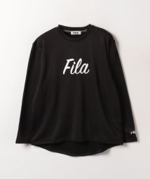FILA(フィラ)/【フィラ】ブロックフリース長袖ＴＥＥ/ブラック