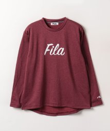FILA(フィラ)/【フィラ】ブロックフリース長袖ＴＥＥ/杢ピンク