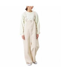 MAC HOUSE(women)(マックハウス（レディース）)/Dickies ディッキーズ ツイルオーバーオール 2187－2420/アイボリー