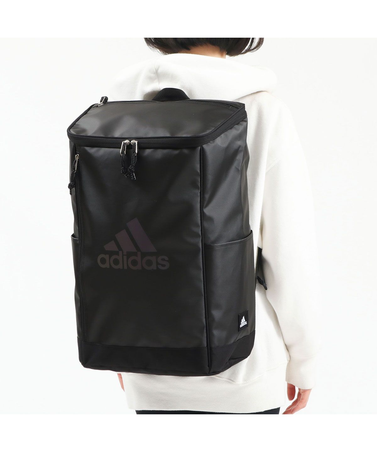 アディダス リュック 30L adidas スクエアリュック 通学 A4 B4 A3 PC 高校生 中学生 スクールバッグ バックパック 撥水  67472