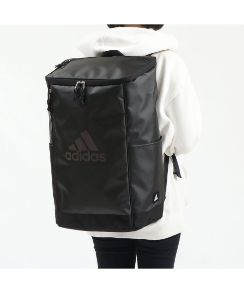 adidas(adidas)/アディダス リュック 34L adidas スクエアリュック 通学 A4 B4 A3 PC 高校生 中学生 スクールバッグ バックパック 撥水 67473/ブラック