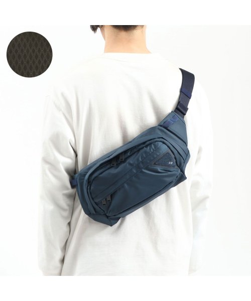 CIE(シー)/シー ボディバッグ CIE FLOW BODYBAG ウエストバッグ 斜めがけバッグ ワンショルダー 横型 コンパクト アウトドア 日本製 022102/ブルー