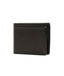 Dakota BLACK LABEL(ダコタブラックレーベル)/ダコタブラックレーベル 財布 Dakota BLACK LABEL 二つ折り財布 リバー4 コンパクト 定期入れ 小銭入れあり ビジネス レザー 0620703/ブラック