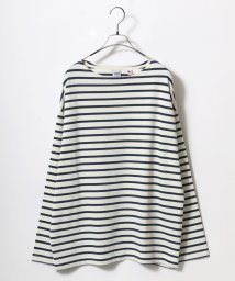 ANPAS(ANPAS)/【ANPAS】USA cotton Wide Silhouette Basque Shirt/USAコットン ワイドシルエット バスクシャツ メンズ ロンT/柄B
