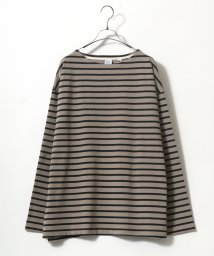 ANPAS(ANPAS)/【ANPAS】USA cotton Wide Silhouette Basque Shirt/USAコットン ワイドシルエット バスクシャツ メンズ ロンT/柄E