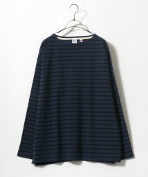 ANPAS(ANPAS)/【ANPAS】USA cotton Wide Silhouette Basque Shirt/USAコットン ワイドシルエット バスクシャツ メンズ ロンT/柄G