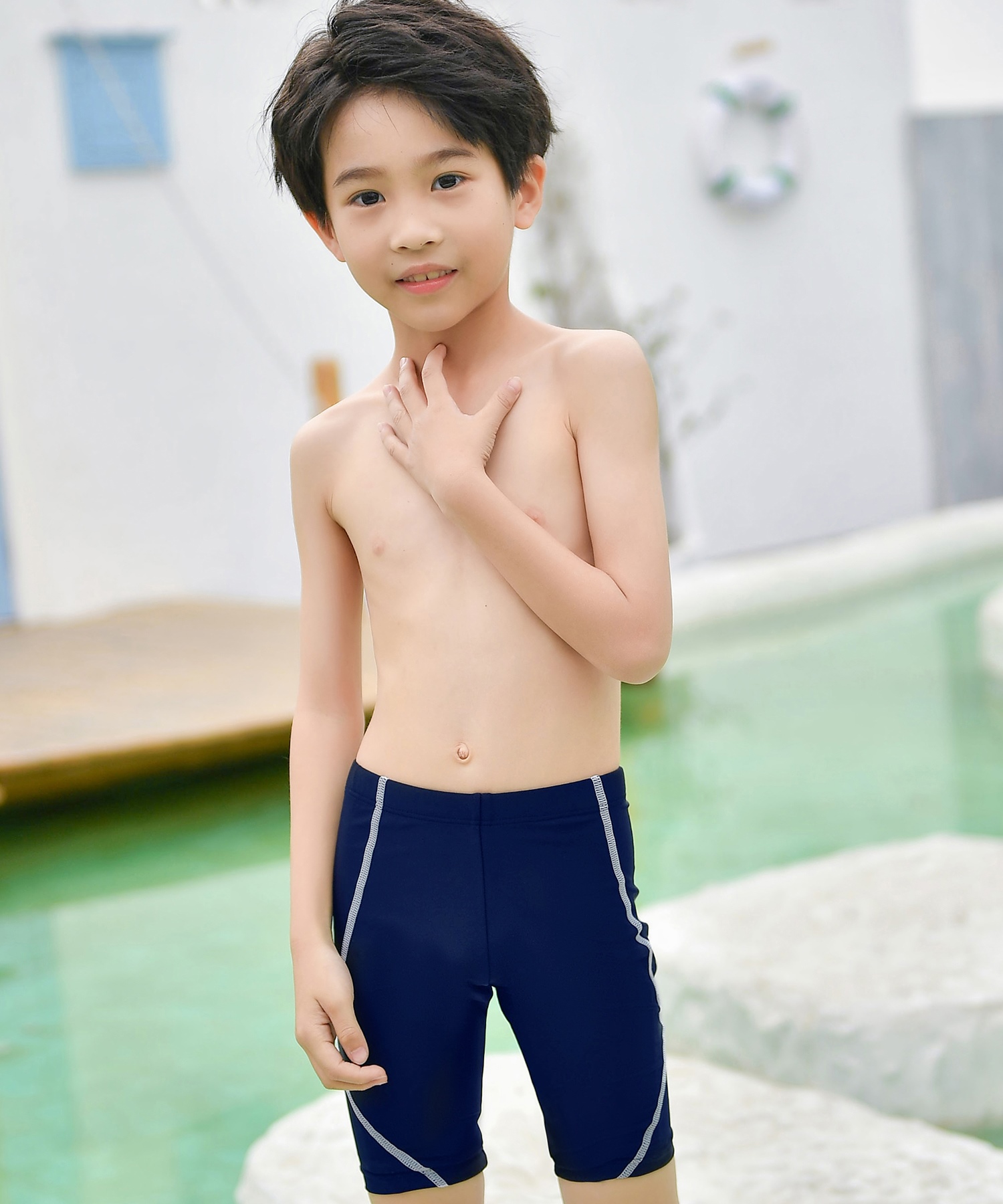 特別セーフ ⑫男の子 スクール水着 ロング丈 150cm
